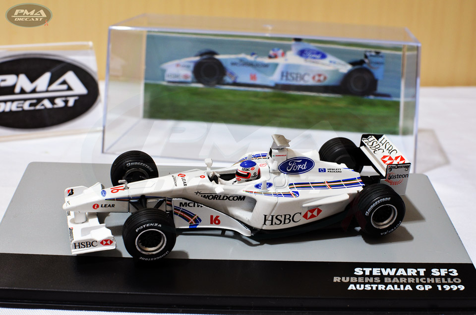 RUBENS BARRICHELLO 1999 STEWART SF3 1:43
